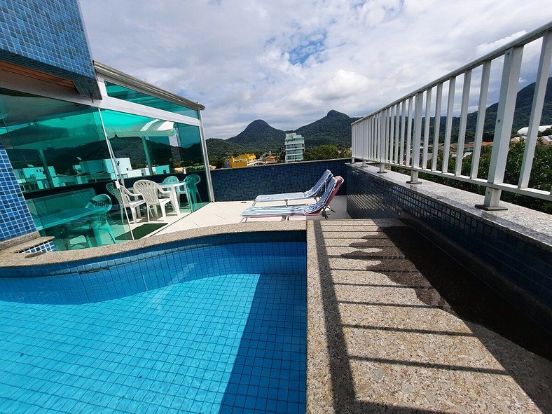 BEAUTIFUL PENTHOUSE PRIVATE POOL IN DIVINE CAIOBÁ