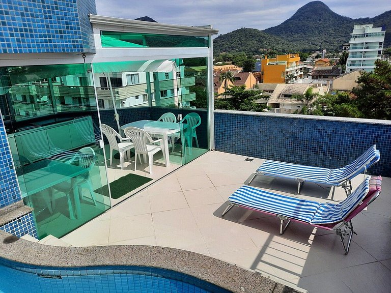 BEAUTIFUL PENTHOUSE PRIVATE POOL IN DIVINE CAIOBÁ